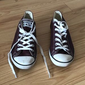 Converse leather shoes